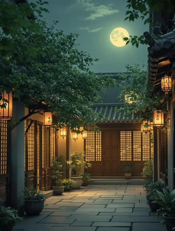 月光庭院